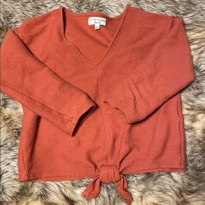 Madewell Tie-front Top